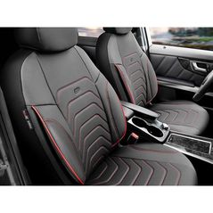 Husă pentru auto Pigeon Set OTOM CORE negru cu rosu COR3202 2+1