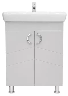 Dulap pentru lavoar Mashtab 12132 Alpin (ML) cu 2 uși 650x420x850 Bej mat