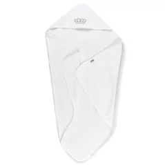 Accesoriu pentru baie PernaMea Prosop botez 90x90cm Coronita gri