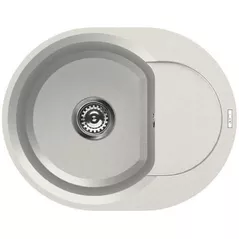 Мойка кухонная Elleci EASY ROUND 600 (600x470 mm) 68 titano