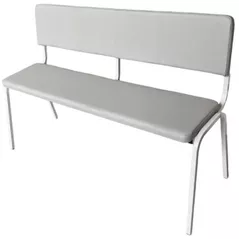 Scaun școlar Tisam Скамейка полумягкая со спинкой 1240х465х790мм, Ral7035 (кожзам) (0405)