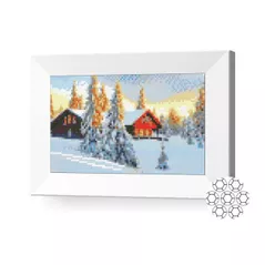 Картина по номерам Art Gallery JS28001 Mozaic cu diamante 20x30cm Ziua insorita