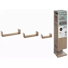 Полка декоративная 5five 55869 Set rafturi 3buc 22x10x7.7, 32x10x8.5, 42x10x10 natural