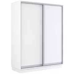 Шкаф Mobildor-Lux Fox uși glisante din PAL 150x60x200H cm (150x60x200H cm) Alb