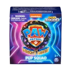 Jucărie Spin Master 6067087 Paw Patrol Mighty Movie mini figure, Pup Squad (assort.)