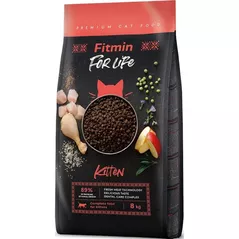 Hrană pentru animale de companie Fitmin Cat For Life Kitten 8kg