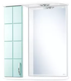 Зеркало для ванной Mashtab 5083 Domino 600x200x720 Alb-Verde