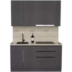 Mobilă pentru bucatarie ArtFlame GOLA Storm Grey (1.6 m.l.)