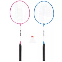 Echipament pentru badminton Nils 13607 Palete badminton (2buc) + fluturas NRZ001 (14-20-365)
