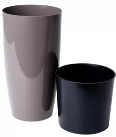 Ghiveci pentru flori Aleana 115044 Alfa d27x51 cm, cappuccino