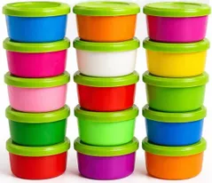 Набор для творчества Okto 7000219 Set de plastilină ușoară 15 culori, 2 modele