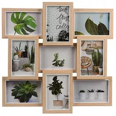 Фото-рамка Holland 24716 коллаж 9 фото (10x15cm), натуральный