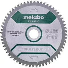 Диск отрезной Metabo 628286000 Pânza fierastrau circular Multi Cut Classic 305mm
