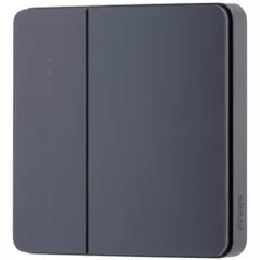 Выключатель электрический Aqara Z1 PRO - 1 клавиши (с нулём и без) квадратный подрозетник, чёрный (ZNQBKG42LM)