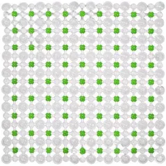 Covoraș de baie Bisk 05199 antiderapant, 45x45, verde, SIMPLY