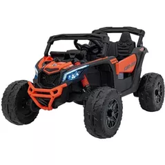 Mașină electrică pentru copii Kids car DK-CA003_Orange Can-Am Maverick, 12V10AH, scaune din piele