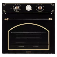 Встраиваемый духовой шкаф электрический Hausberg HB-8055RST RUSTIC negru