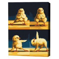 Картина по номерам BrushMe BS53570FC 40*50 сm (fără cutie) Puiul yoga 2