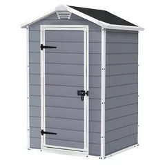 Садовый сарай Keter 57720 Manor 4x3, 129x103x196cm, gri/alb
