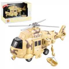 Машина Wenyi WY761B 1:20 Elicopter militar de salvare inerțial (lumină/sunet)