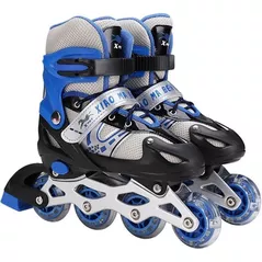 Роликовые коньки 4Play Flashing 30-34 Blue