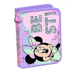 Penar școlar St.RIGHT 57832 Penar 1zip, 20.5x14x3.5cm, Minnie Mouse, textil
