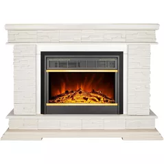 Șemineu electric ArtFlame Stone ivory & Mars