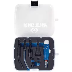 Пневмопистолет King Tony 7990A0 Пистолет продувочный в наборе с насадкми, 7 пр.