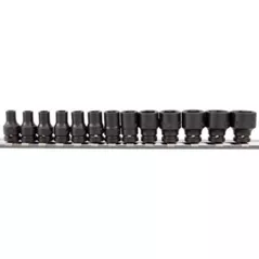 Набор головок, бит, насадок King Tony 2413MP8 набор 1/4" ударных головок, 13 пр.