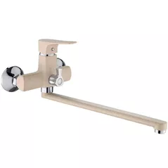 Смеситель для ванны Sandy 49179 Ronda pipa lunga, bej deschis