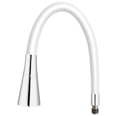 Bateria bucătărie Ferro Elastico II, pipa flexibila pentru baterie, alb W101W-B