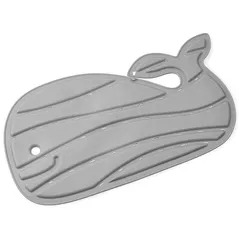 Accesoriu pentru baie Skip Hop 235675 Covoras de baie antiderapant in forma de balena Moby Gri