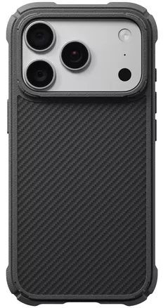 Husă pentru smartphone Pitaka Cairn iPhone 18 Pro (Black Grey), KI1801CP2