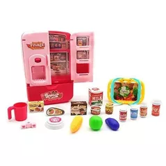 Bucătărie și veselă de jucărie Richi R10 /19 (76465) frigider in set cu alimente