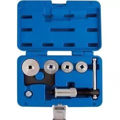 Набор ручных инструментов King Tony 9BC26 комплект для установки поршней суппортов дисковых тормозов, 7 пр.