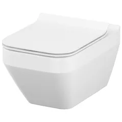 Vas WC Cersanit Crea Rimless Slim микролифт быстросъемное DRP прямоугольный