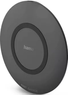 Зарядное устройство беспроводное Hama 201746 Smartphone Charging Pad, 15 W, black
