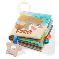 Игрушка-подвеска BabyOno 1512 Cartea educativa FARM