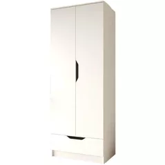 Шкаф детский MebelStar LILU 2D1S 80x50x210 White (MBS-1317)