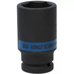 Set de tubulare, bite, duze King Tony 643536M Cap tubular de impact adânc, 3/4" 36 mm
