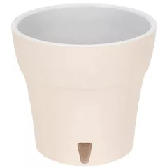 Ghiveci pentru flori Santino Dali-M (7.8L, Gri Canvas/Gri)