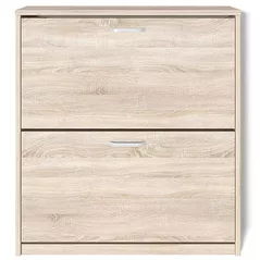 Полка для обуви Fabrik Home Тумба для обуви 2 дверцы / 800 дуб сонома