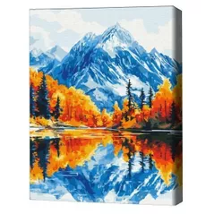 Картина по номерам BrushMe BS54178FC 40х50cm (fără cutie) Toamna în munți