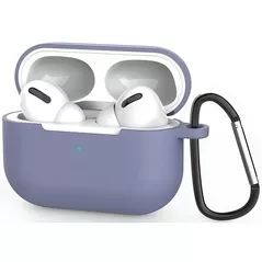 Чехол для наушников Helmet Airpods Pro 2, silicone, Lavander Gray