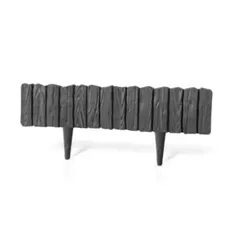 Декор для сада Hydro S Gard decorativ plastic Lemn, H=130mm, L=2.32m, Antracit (0640399)