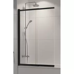 Душевая кабина New Trendy Paravan SENSI black P-0045 85*150