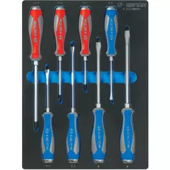 Șurubelniță King Tony 9-30208MRV Набор отвёрток силовых (шлицевые и крестовые), 8 пр. (FOAM)