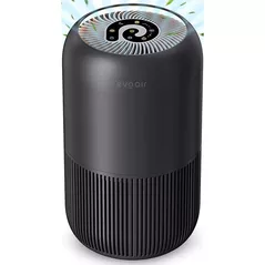Очиститель воздуха EvoAir YuvoSpin, УФ-С лампа, фильтр 3 в 1, True HEPA, активированный уголь, черный