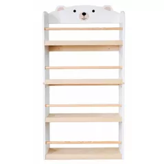 Dulap pentru copii U-Grow UG-74BIBL BEAR (raft pentru depozitare cărți și jucării)
