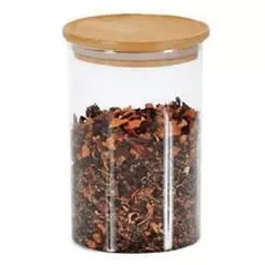 Контейнер для хранения пищи Kesper 38009 Recipient din sticla, bambus